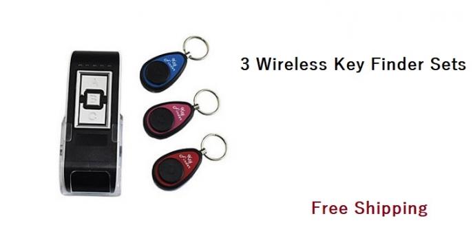 3 Wireless Key Finder Sets