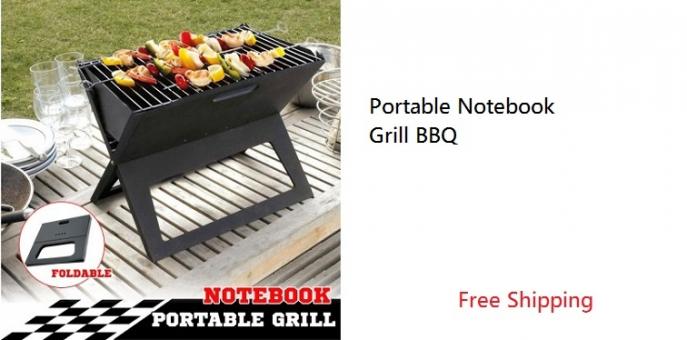 Portable Notebook Grill BBQ