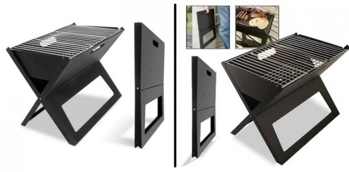 Portable Notebook Grill BBQ