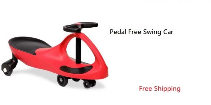 Pedal Free Swing Car - Red